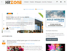 Tablet Screenshot of hrzone.nl