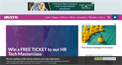 Desktop Screenshot of hrzone.com