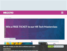 Tablet Screenshot of hrzone.com
